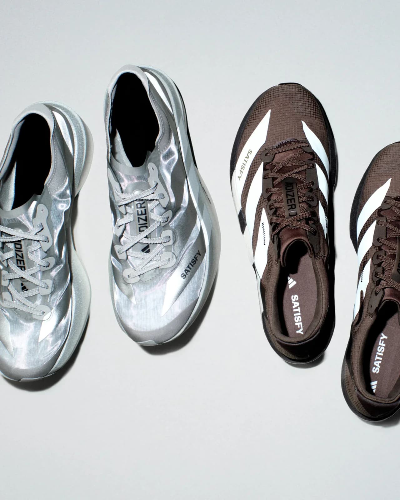 adidas × SATISFY Adizero Adios Pro Evo 2 SATISFY, Silver Met