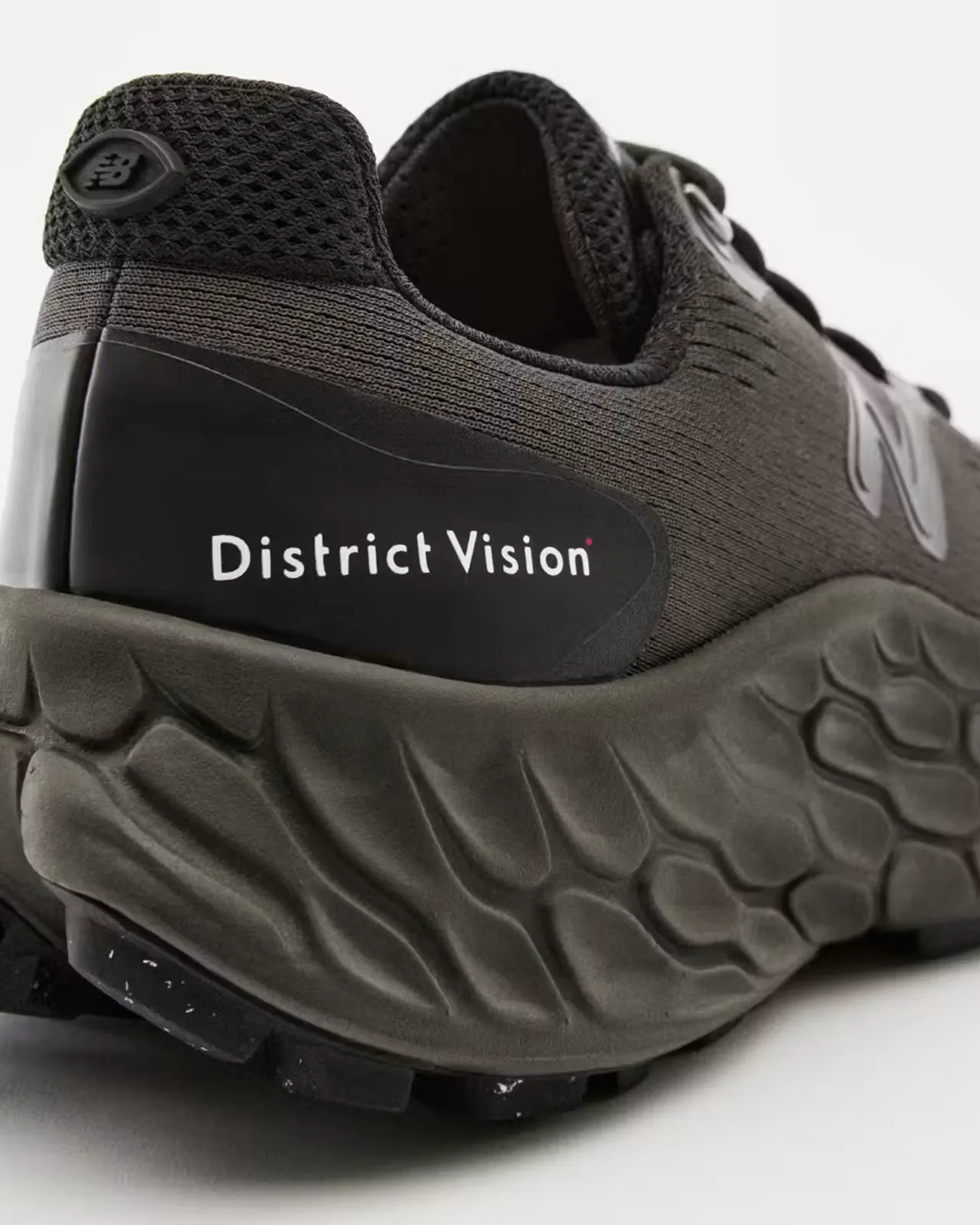 More Trail, District Vision heel counter