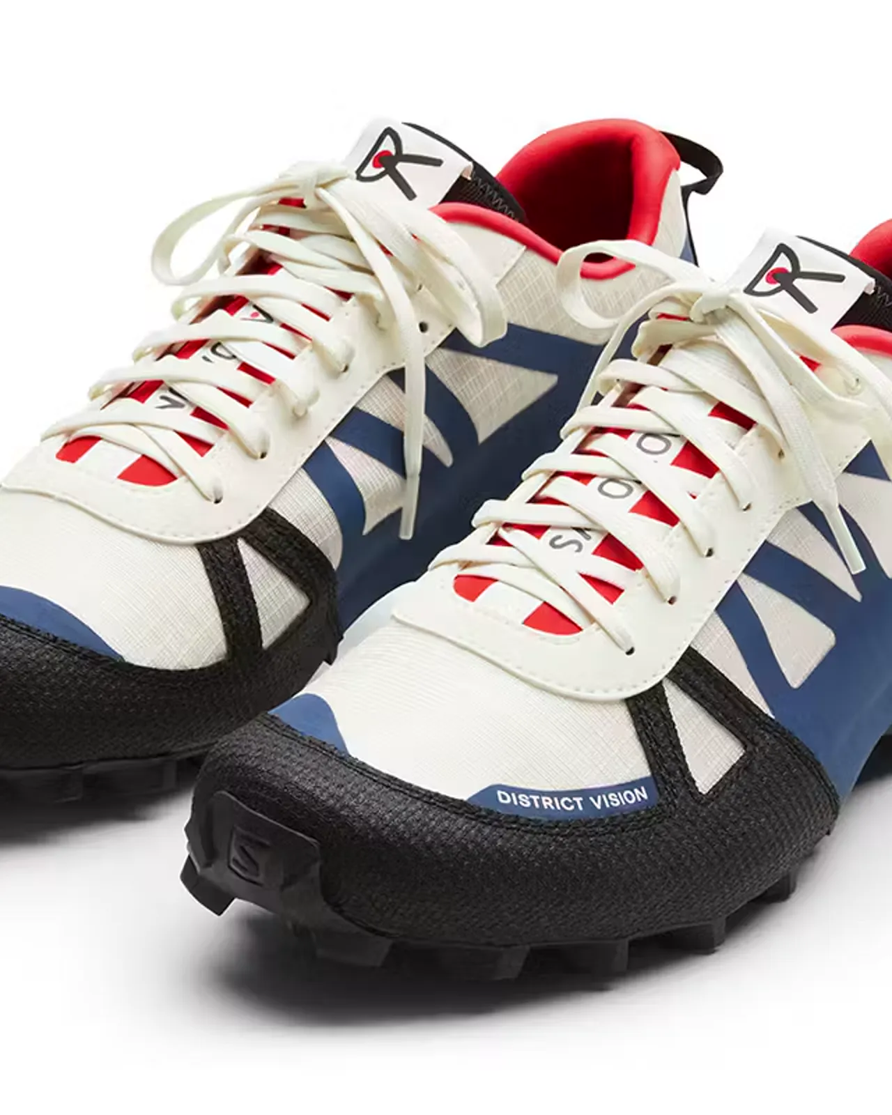 Mountain Racer, navy and orange colorway