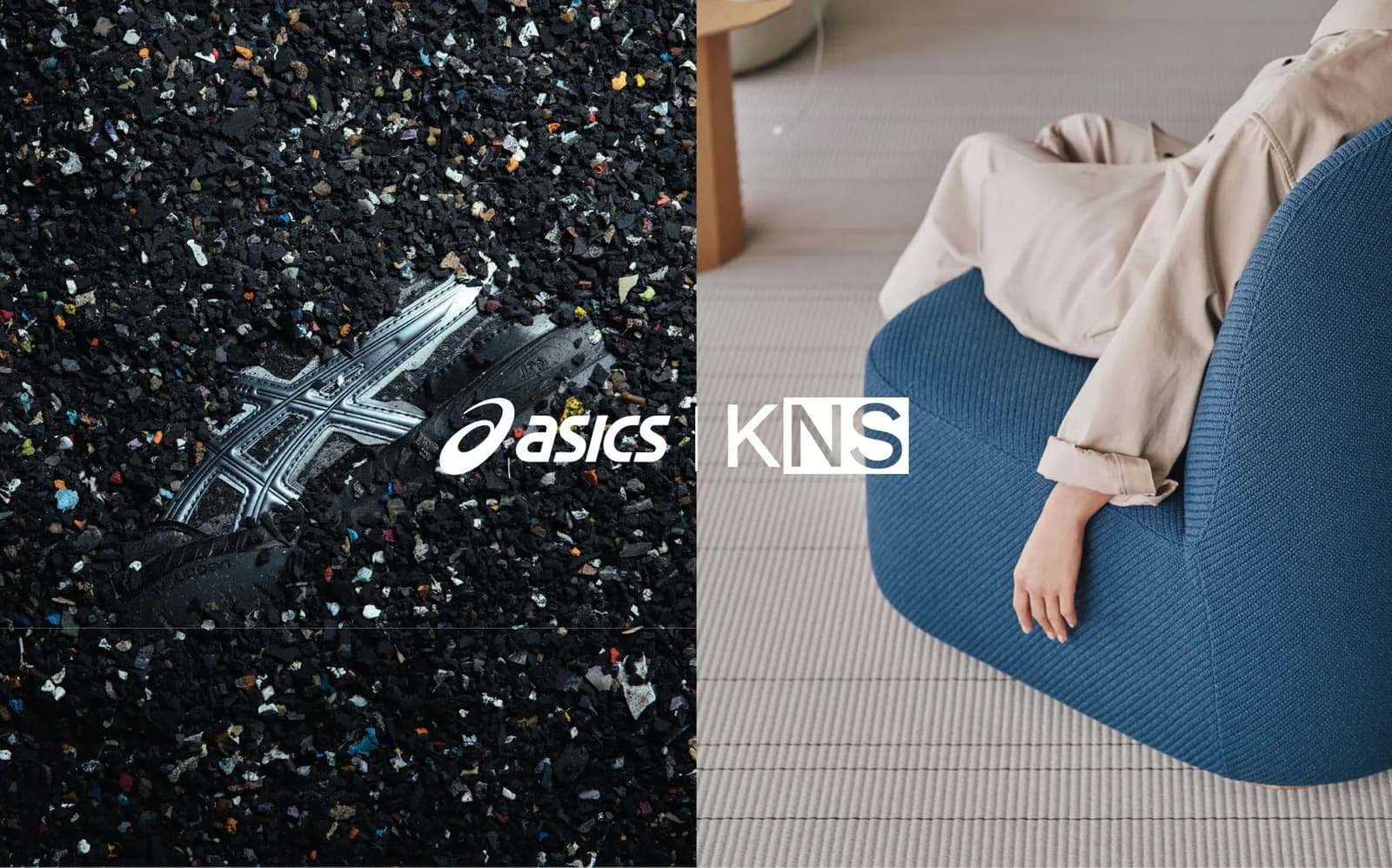 Karimoku New Standard ASICS Edition seating, campaign still