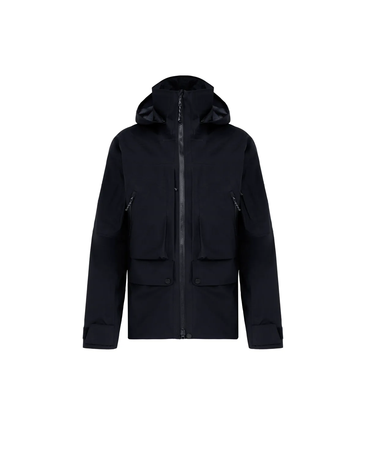 Alps HS Hooded Jacket Men, Black — GORE-TEX PRO, designed with Pininfarina
