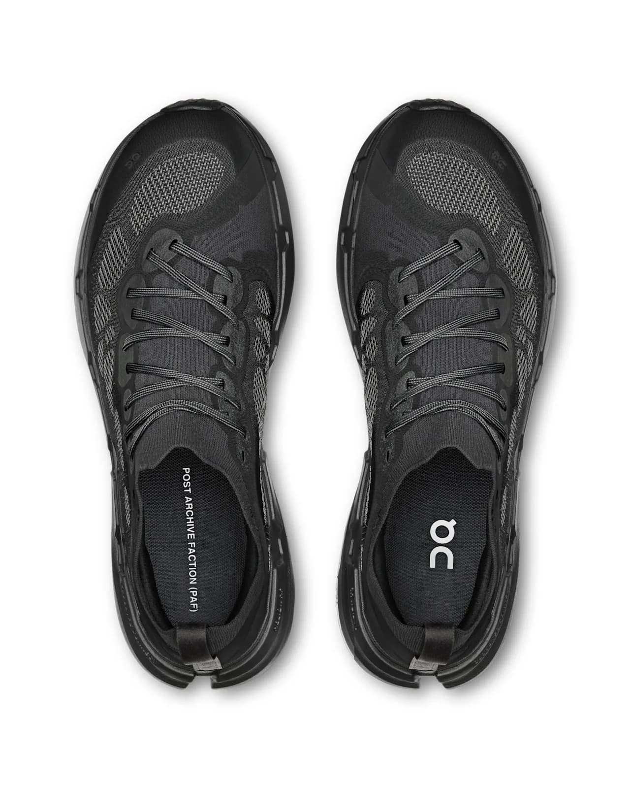 Cloudsoma PAF, Black, top view with PAF insole