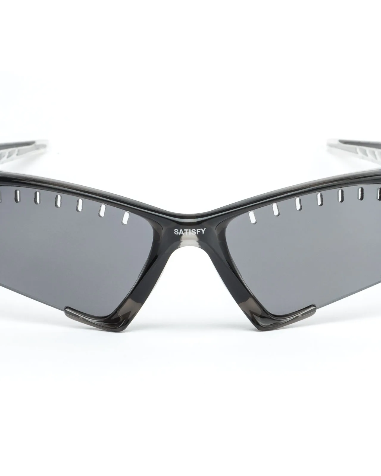 SATISFY × Oakley Suture Jacket, Grey Smoke, campaign product still