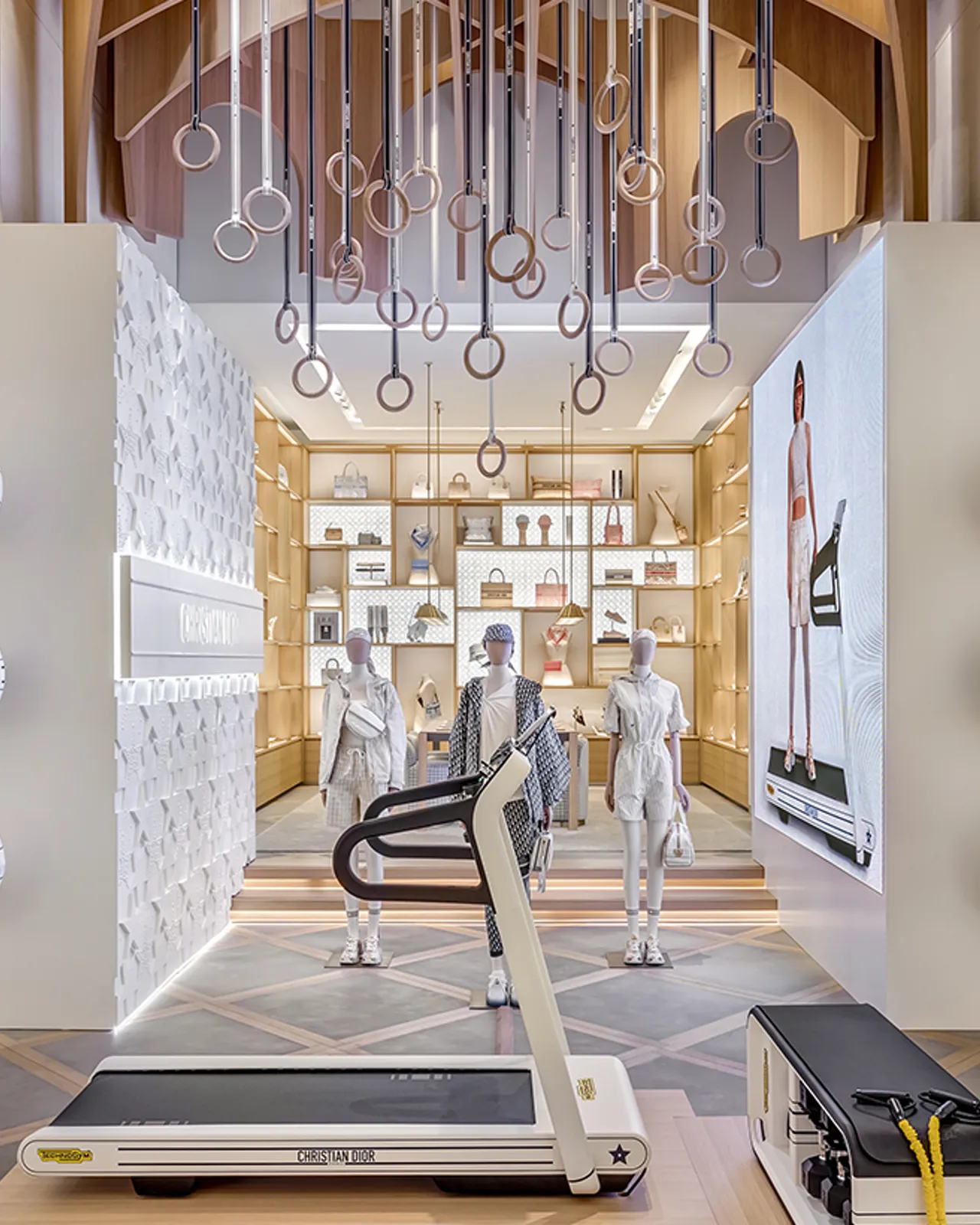 Dior Vibe pop-up, MyRun with Christian Dior rail