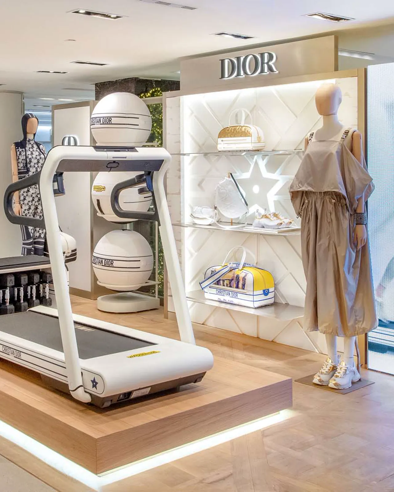 Technogym × Dior at La Rinascente, Milan